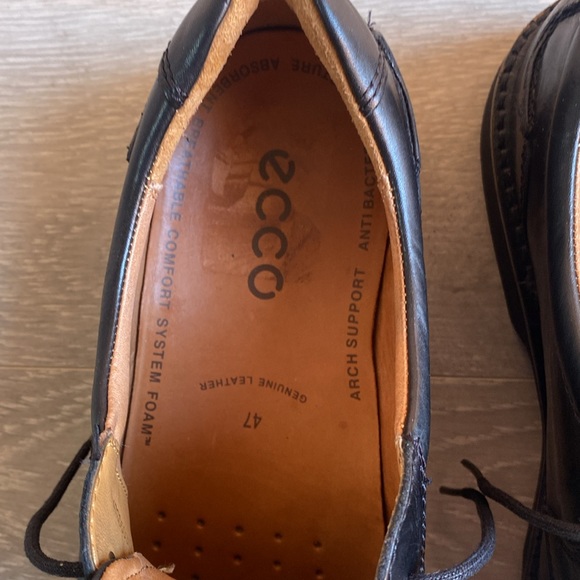 Ecco men's lace up shoes - Picture 5 of 13